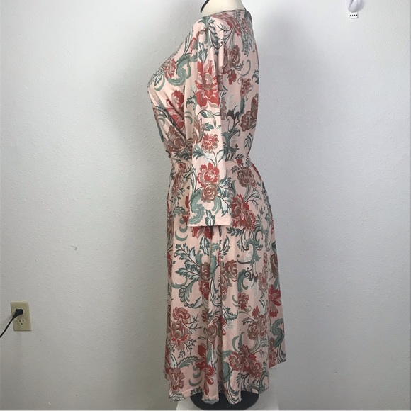 Serengeti Set Of 2 Skirt / Top Women’s Size L Multicolor Pullover 3/4 Sleeve - Picture 4 of 16